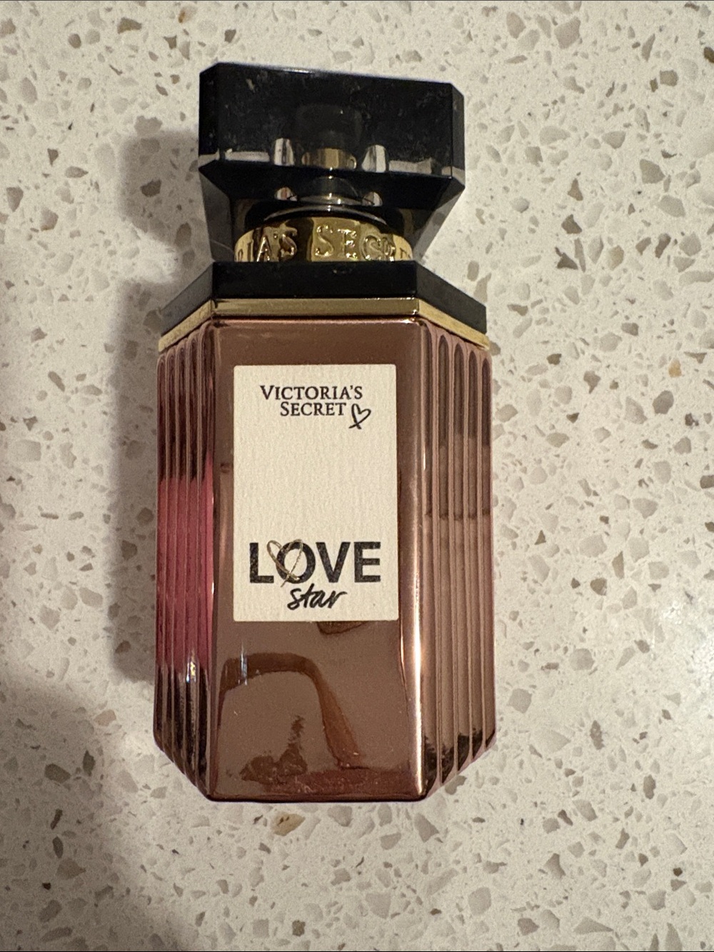 Victoria's Secret Love Star Body Oil - Rose Gold & Black